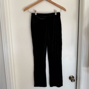 Girls Black Velvet Pants, NWT